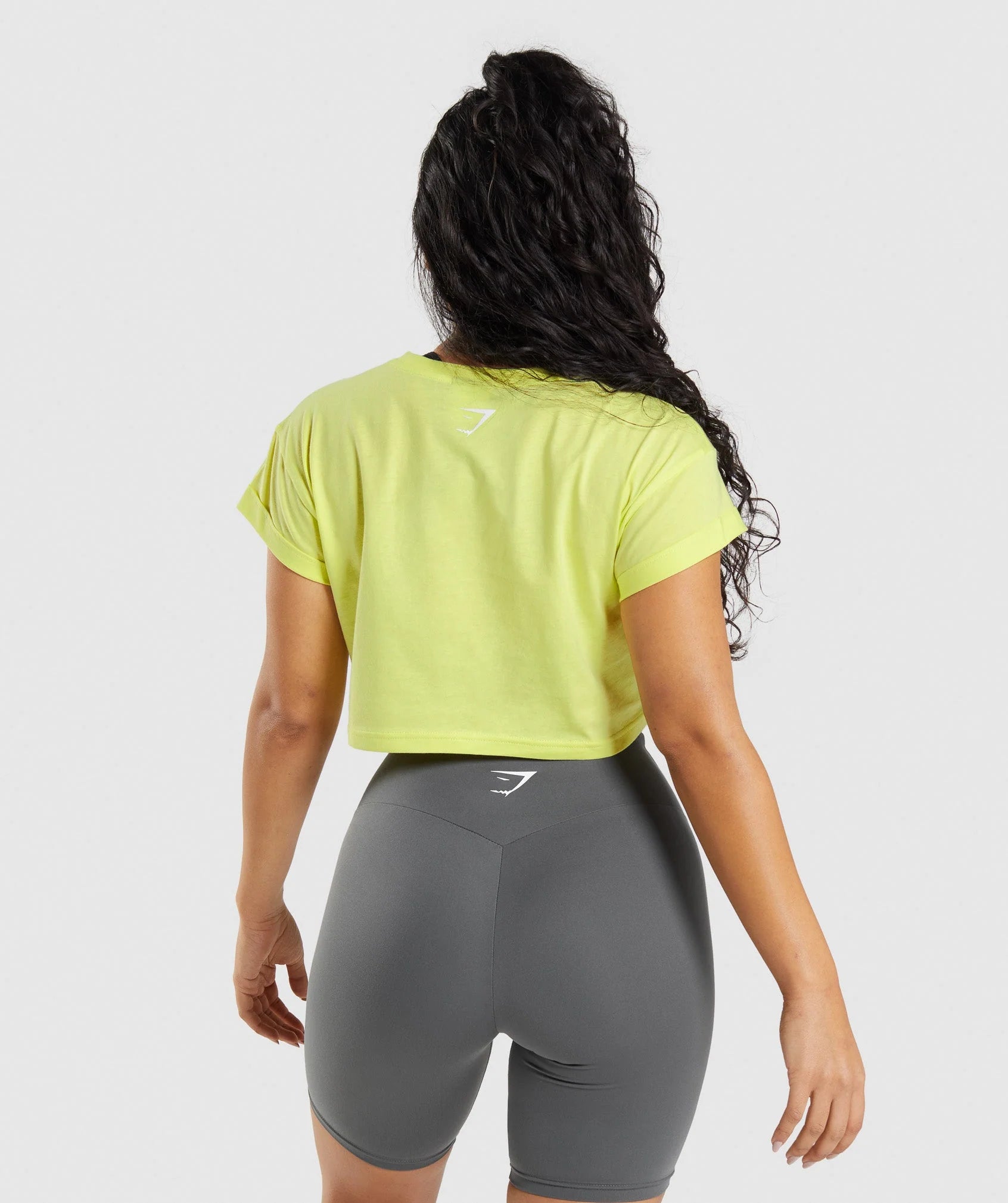 FRACTION CROP TOP NEON