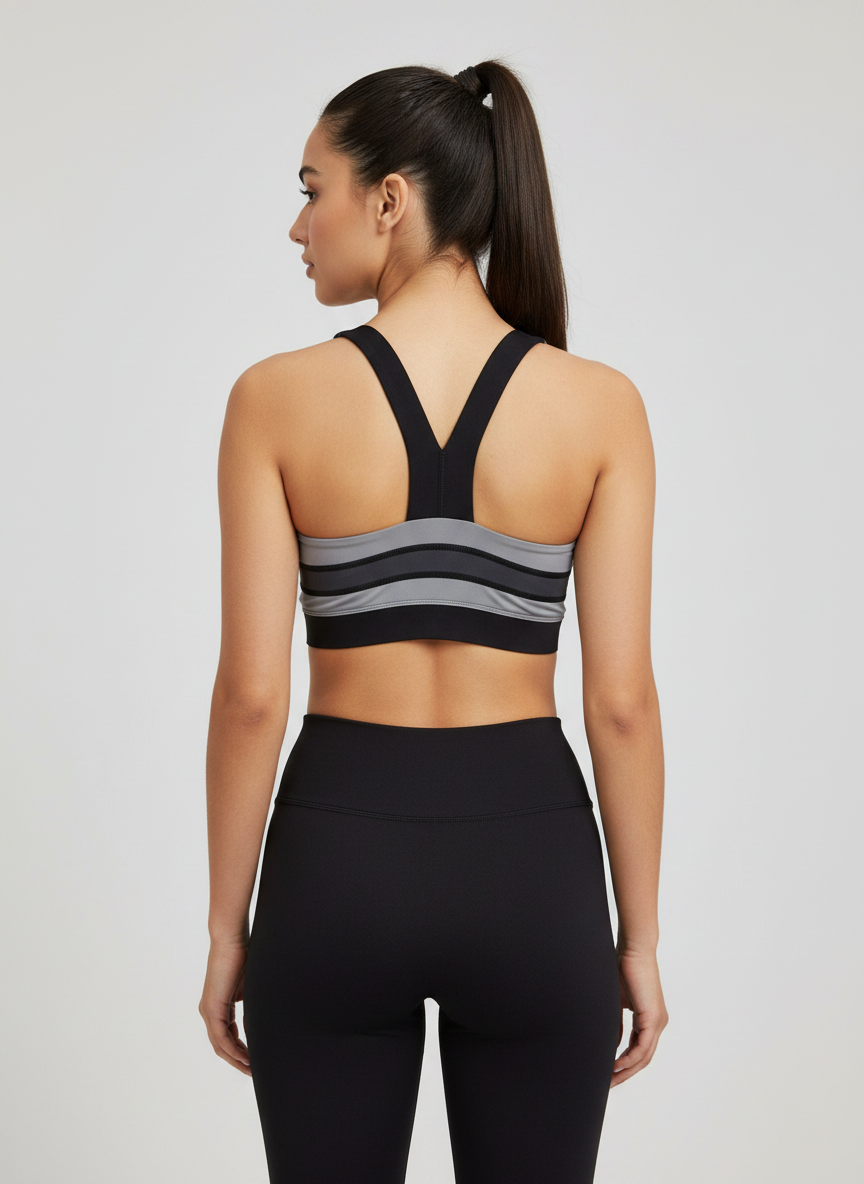 Gymshark bra Grey/Black