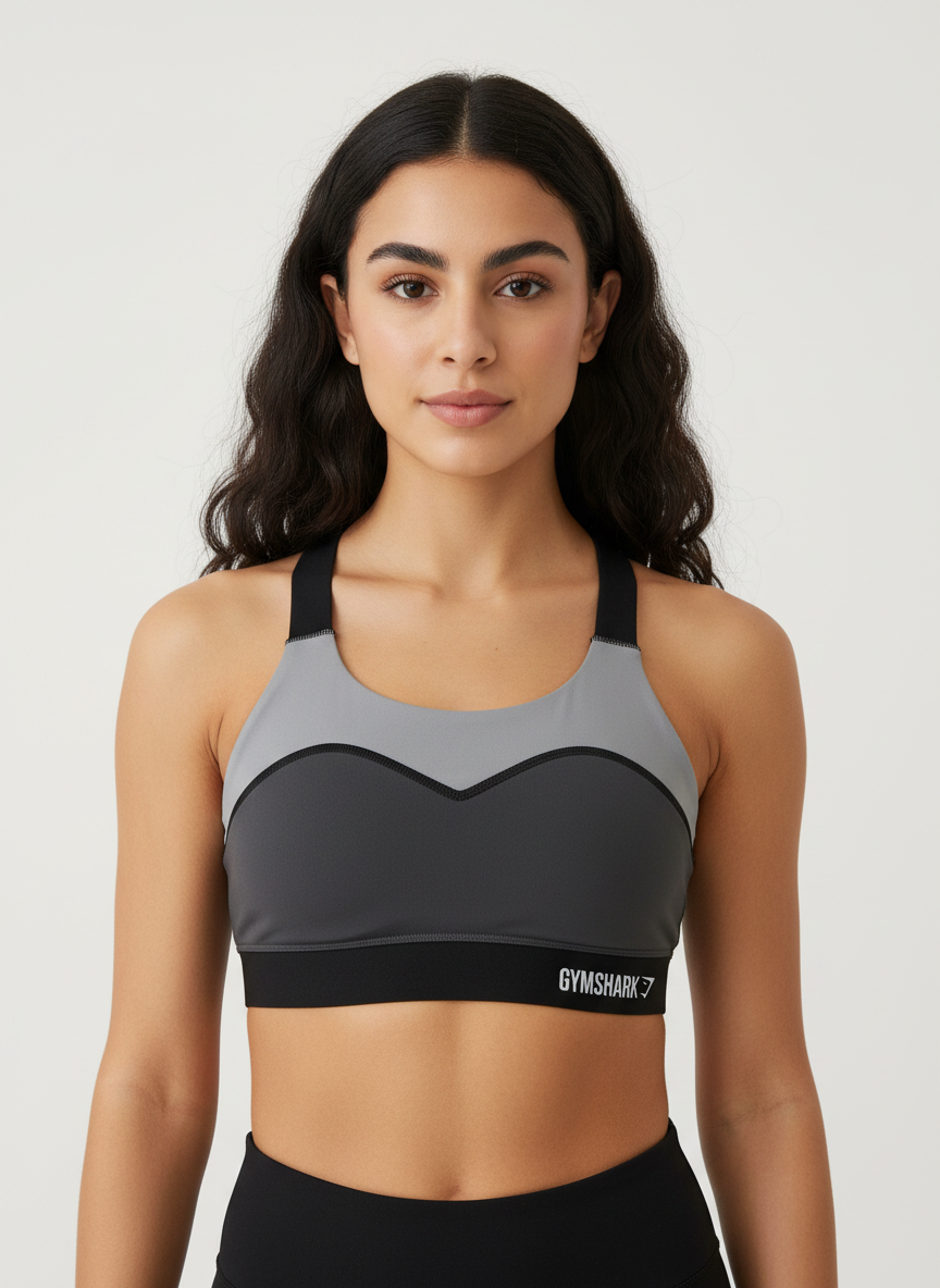Gymshark bra Grey/Black